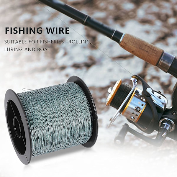 Nylonflettet Fiskesnor 30lb 300M 11kg til Agnsnor