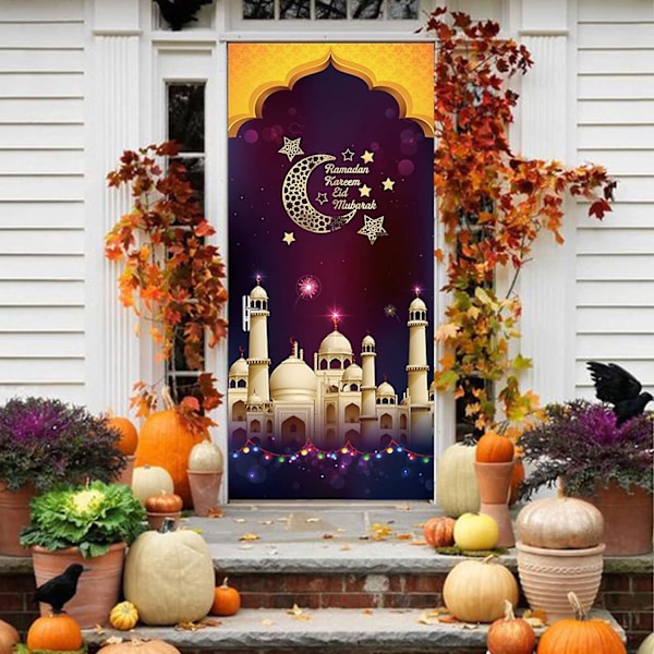 Ramadan Dekorationer 2024, 3D DIY Eid Mubarak Selvklæbende Vægstickers Kunst Dekoration, Ramadan Kareem Måne Stjerne Akryl Vægstickers