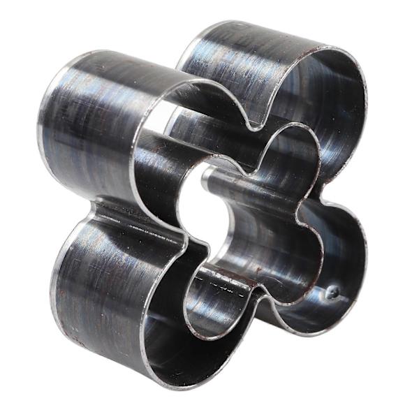 2 stk. Blomst Læder Skære Dør Alloy Stål Skarpt 4 Blad Blomst Form Læder Hulstansning Form