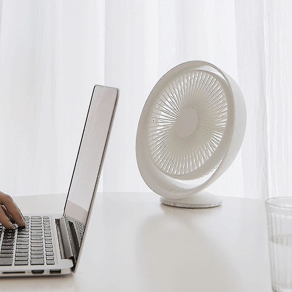 USB-laddad bordsfläkt med höstlöv