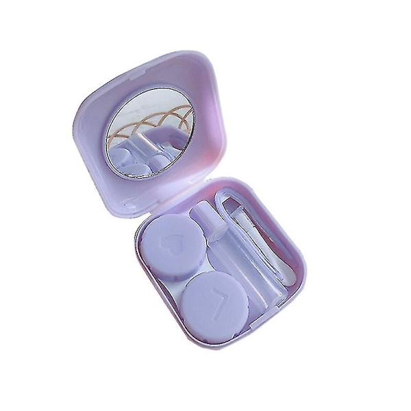 Case Mini Box Kannettava Söpö Matkakotelo R-tikku Pullolla Violetti