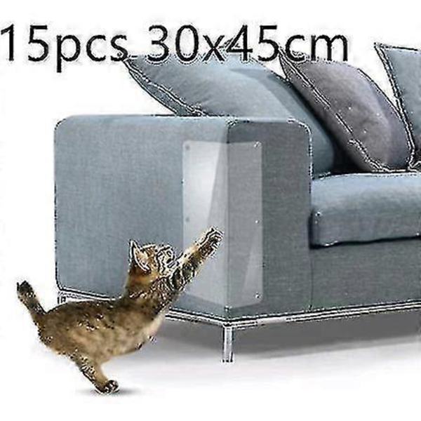 Kattkloskydd för soffa, skyddande dynor (2 st, 15x50 cm)
