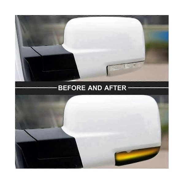Dynamisk Blinklys Blinklysindikatorlys Auto til Ram 1500 2500 2009-2014 68064949AA 68064948AA