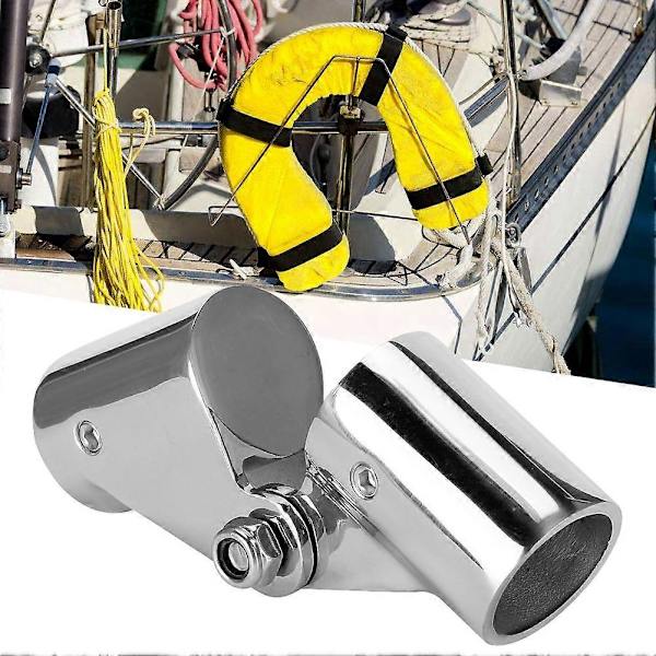 2 stk. Foldbare Rotasjonskoblinger i Rustfritt Stål Marine Båt Rekkverk Rør Tilbehør 25mm / 0.98in
