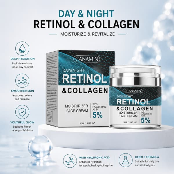 Retinol & Kollagen Ansiktskräm 1pcs