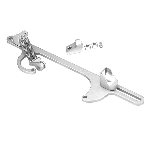 Throttle Cable Bracket i Aluminium til Holley 4150 & 4160 Serie Forgasser Sølv
