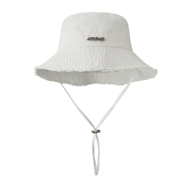 Bucket hat damehat hvid white