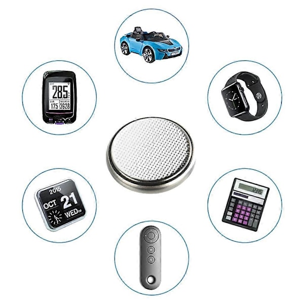 5 stk CR2477 Knapcelsbatterier 3V Lithium Batterier CR 2477 til Ure, Lommeregnere og Fjernbetjeninger til Biler