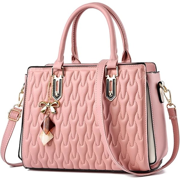 Dame Designer Håndvesker Mote Topphåndtak Vesker Dame Trykte Tote Vesker Skuldervesker PU Lær Crossbody Vesker Medium Håndvesker med Anheng