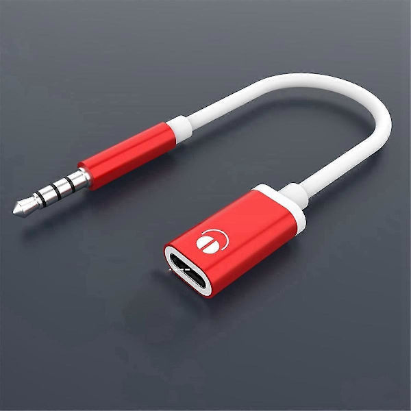 10 stk Hodetelefonadapter 3,5 mm hann til type C hunn Hodetelefonadapter, Analog hodetelefonadapter