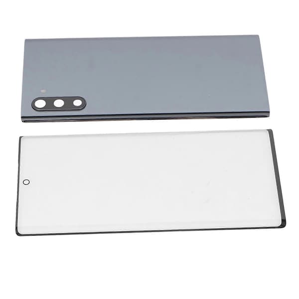 Ersättningsbakglas, Framglas, Reparationskit för Samsung Galaxy Note 10 Svart