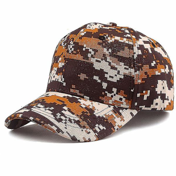 Avslappet Sportlue med Buet Skygge - Camo-lue for Basketballdag