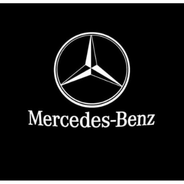 Välkomstbelysning för Mercedes-Benz: Dörrlogotyp-projektionslaser (Kompatibel med CLA, CLS, A207, C207)