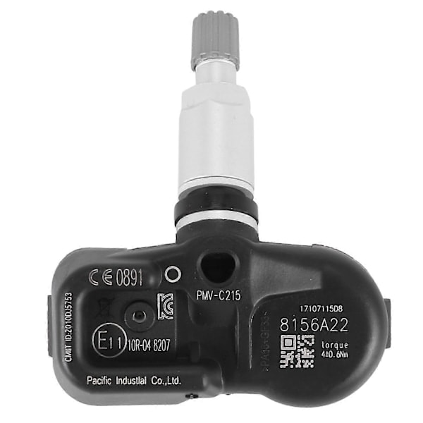 433MHZ Rengaspaineen valvontajärjestelmä (TPMS) anturi Toyota Camry CHR Corolla 42607-48020 -malleihin