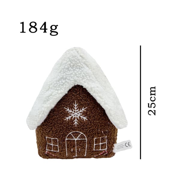 Julepepperkakehus i plysj, julepepperkakehusdukke