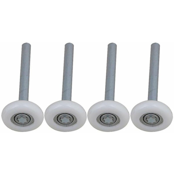 Garageportruller, 4 stk. nylonforseglede kuglelejede garageportruller med 115 mm aksel