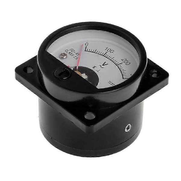 SO-45 Analog Voltmeter 0-300V med Klar Skala Noggrann Lätt