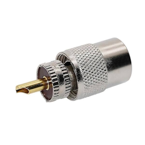 10-pack PL259 lödkontakt med reducer för RG8, RG-213 koaxialkabel