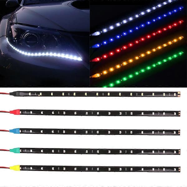 30 cm 15 SMD LED-remsa för bildekoration, vattentät, universell