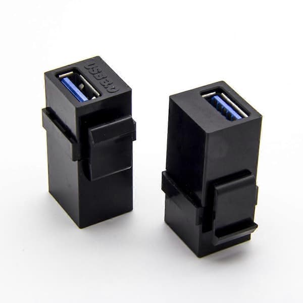 USB 3.0 Keystone Jack Insatser USB-adaptrar Kabelgränssnitt Koppling Hona