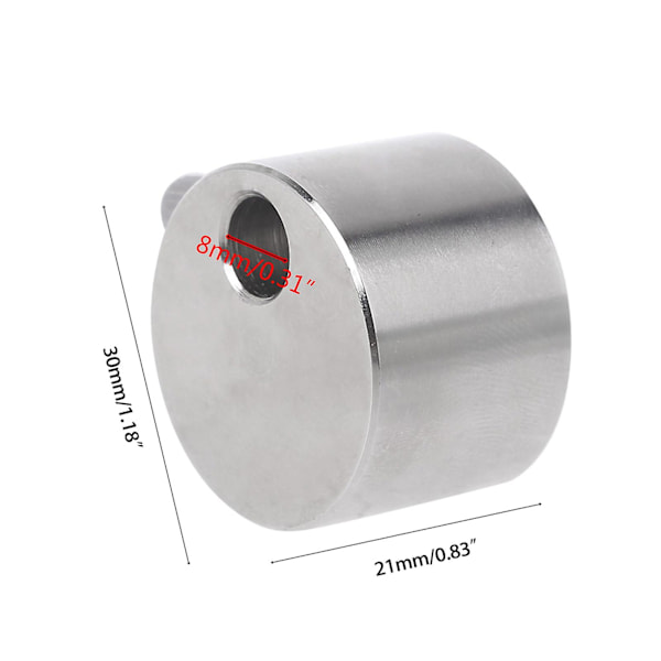 Main Tonearm Hovedpol Counterweight Rider Vægt Rustfrit Stål Materiale