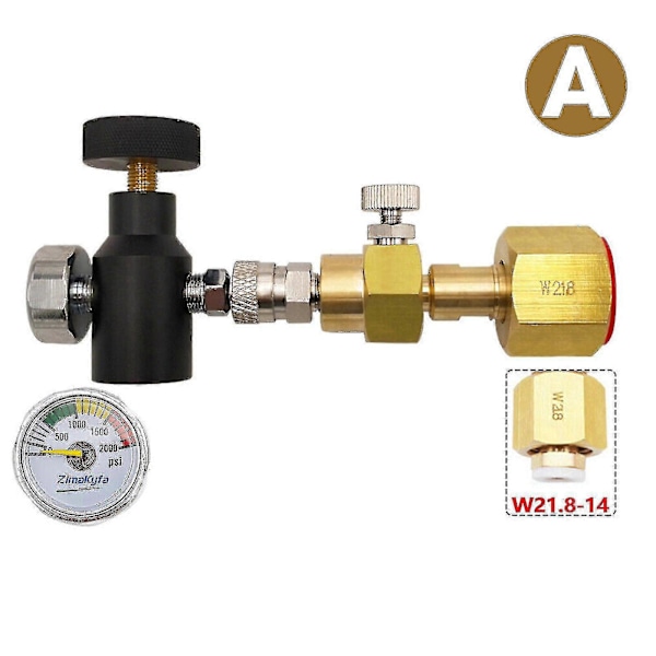 Efterfyldningsadapterkit til SodaStream Quick Connect W21.8 til CO2-tank