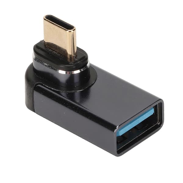 Magnetisk Type C til USB-adapter 24-pin Albue 1920x1080 60Hz 10 Gbps Type C Hann til USB Hunn Adapter for PC