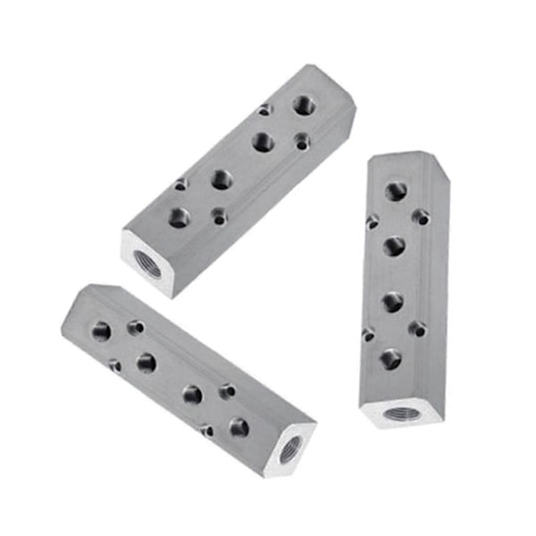 Aluminium Væskefordeler Pneumatiske Manifolder Luftfordelingsblok