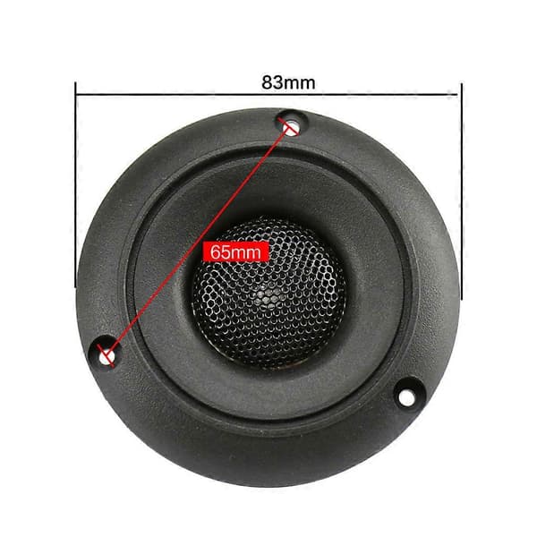 25W Sort Piezoelektrisk Diskant Hornhøjttaler Piezo Design Bred Dispersion Horn Diskant Lydkit