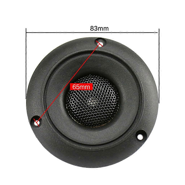 25W Svart Piezoelektrisk Diskant Hornhøyttaler Piezo Design Bred Spredning Horn Diskant Lydsett
