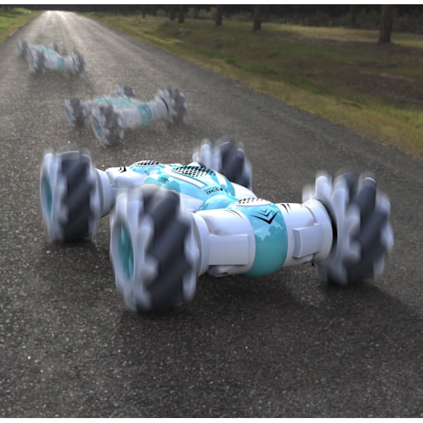 Gesterstyrda twistbil fjärrkontroll höghastighetsbil rc terrängklättring fyrhjulsdrift stunt deformation drift racing bil leksak