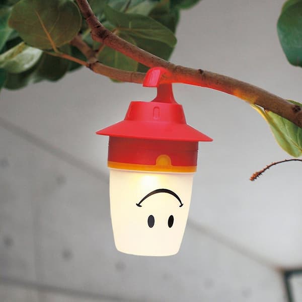 Smile LED-lykt: Bærbar nattlampe for barn til camping