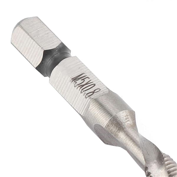 M5 HSS 1/4\" Hexskaft Bor & Tap Konisk Bor Bits Power Tool Del