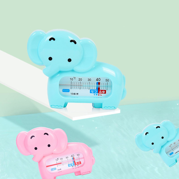 Vandtermometer Tegneserie Elefant Form Badelegetøj Vandafvisende Digital Termometer Baby Badepleje til Swimmingpool