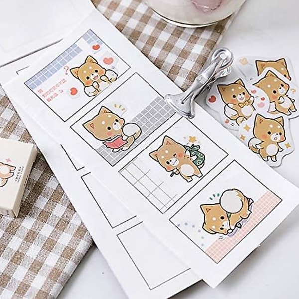 45 kpl/pakkaus Ihastuttavia Shiba Inu Muistiinpano Tarroja Paketti Posted It Kawaii Suunnittelija Scrapbooking Tarrat Kirjatarvikkeet Escolar Koulu Tarvikkeet