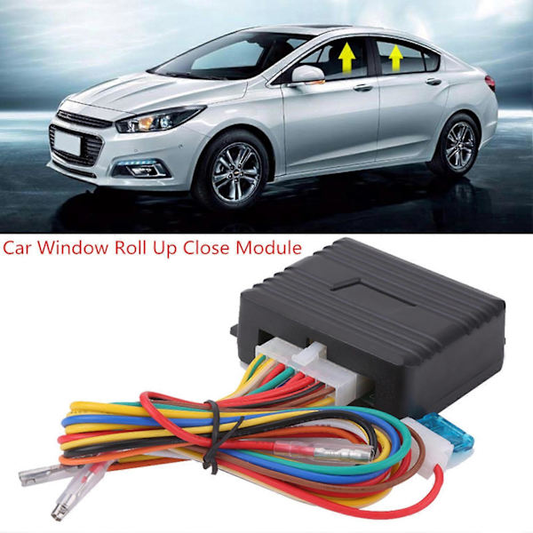 12V Universal Auto Power Window Roll Up Closer Modul för 4-dörrars Bilar