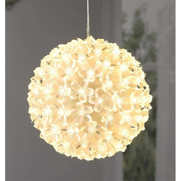 100 LED Ljusboll Ljusboll Varmvit Juldekoration Boll Julbelysning Jul Ca 15 cm
