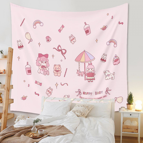 Wekity Bohemisk Väggbonad Estetisk Konst Hem Bakgrund Tyg Ornament Present Mandala Väggbonad för Babyrum Ornament (ZJ827-10, 39 X 59 tum)