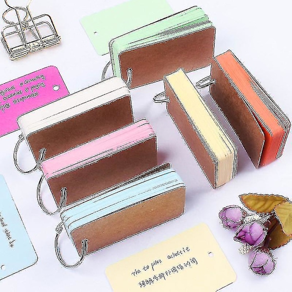 Bærbar Perme Binder Flash S Memo Pads DIY Blanke Sry