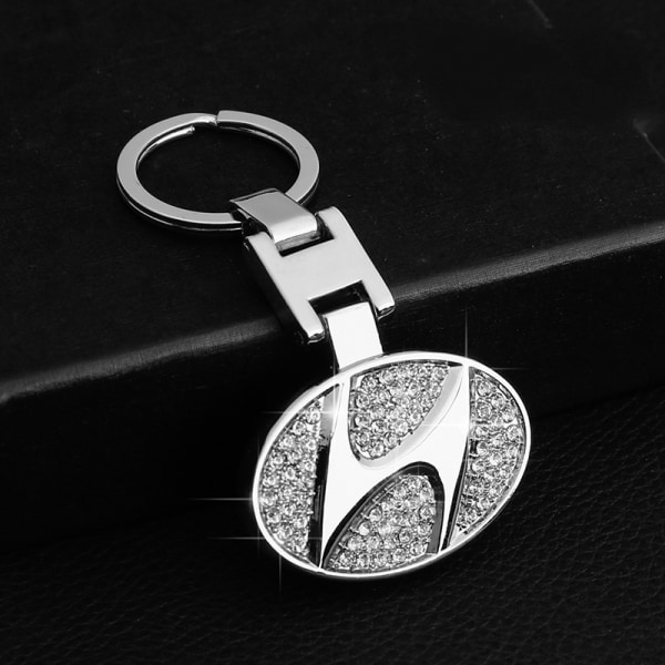 Nøkkelringer med rhinestones for kvinner og jenter, stilige bilnøkkelringer for moderne bilnøkkelringer, bilnøkkelringer