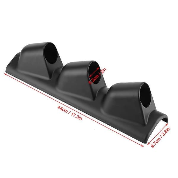 52mm 2in 3-Hulls Triple Målerholder Bil Dash Meter Pod for Venstre Håndstyring