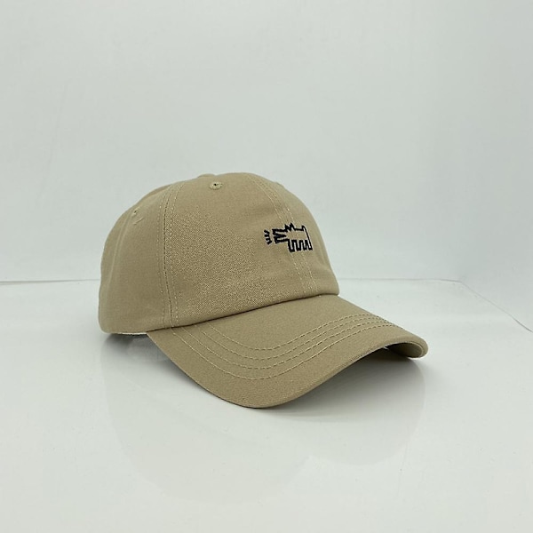Hatt Kvinnor Mjuk Topp Solhatt Vår Sommar Höst Casual Vild Basebollkeps Män (Khaki)