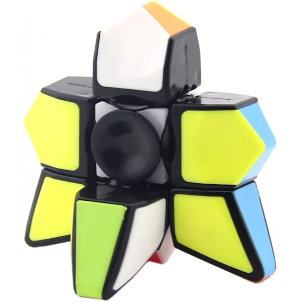Spinner Fidget Leksak Fidget Spinner Kub 1X3X3 Hastighetskub 2.8 tum Klisterfri Mjuk Kub Pussel Spinner 2 i 1 Fidget Pussel Hjärnteaser Snurrande Till