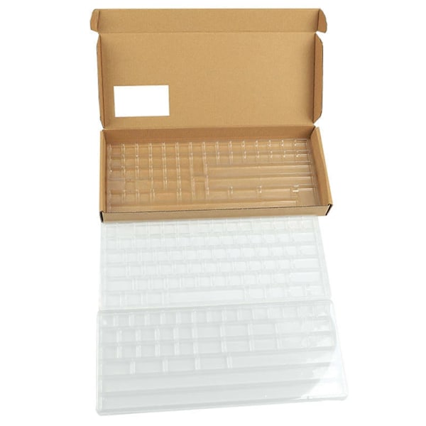 Keycaps Oppbevaringsboks 3 Lag for Tastatur Cherry OEM DSA XDA Keycaps Boks for Keycap Sett
