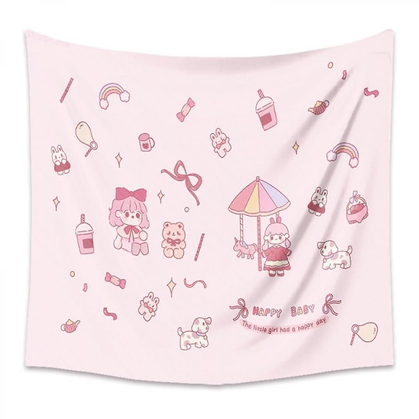 Wekity Bohemisk Väggbonad Estetisk Konst Hem Bakgrund Tyg Ornament Present Mandala Väggbonad för Babyrum Ornament (ZJ827-10, 39 X 59 tum)