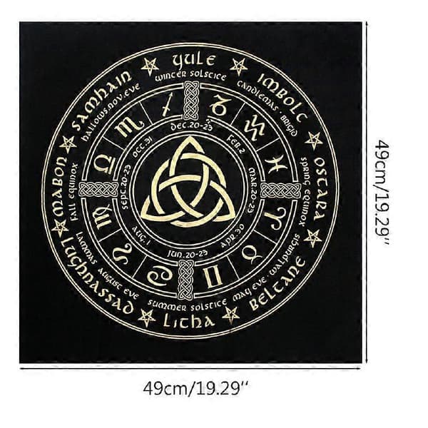 Astrologi Stjärnor Pendel Spådomsbord Skydd Divination Brädspel Duk