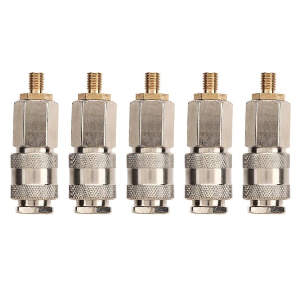 5-pack Däckpump Adapter Luftkompressor 3-i-1 Snabbkoppling Konvertera Din Luftpump till Pneumatiska Verktyg