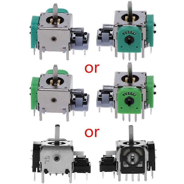 2 stk. 3D Analog Joystick Sensor Modul Potentiometer Modul Stick til Xbox One Controller Reparationsdele