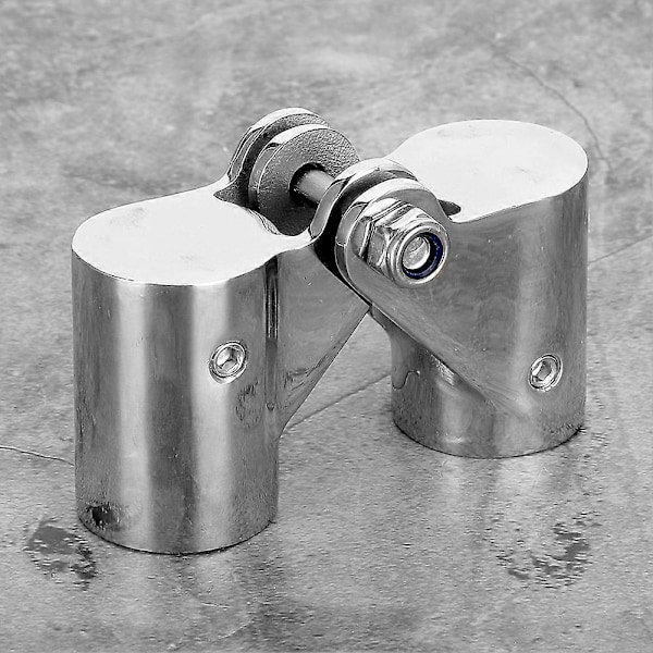 2 stk. Foldbare Rotasjonskoblinger i Rustfritt Stål Marine Båt Rekkverk Rør Tilbehør 25mm / 0.98in