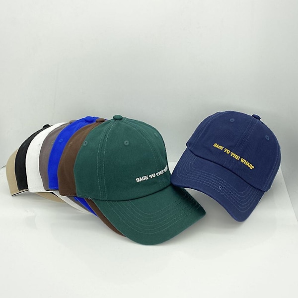 Hatt Kvinne Bokstav Broderi Vår Og Sommer Skygge Enkel Vill Baseball Caps Mann (Grønn)